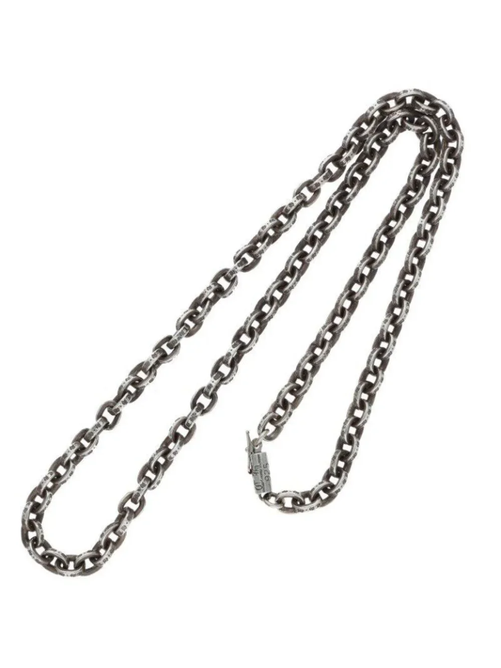 Chrome Hearts Paper Chain 18 Silver Necklace